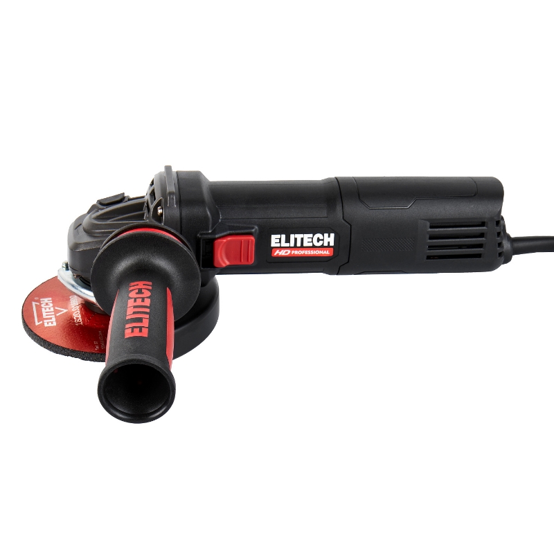 Угловая шлифмашина (болгарка) Elitech AG 1412E 205375 E2213.050.01, 125 мм, 1400 Вт, плавный пуск, регулировка оборотов, в кейсе в Ярославле