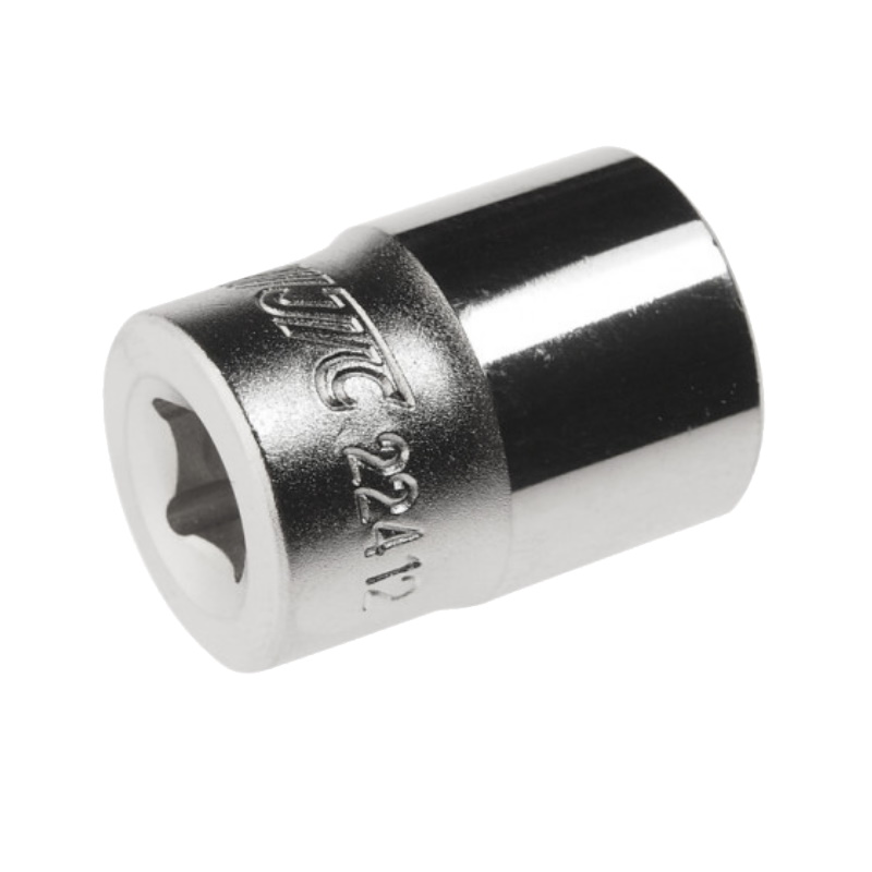 Головка торцевая JTC JTC-22412, 6-гранная, 1/4" х 1/2", длина 25 мм в Твери