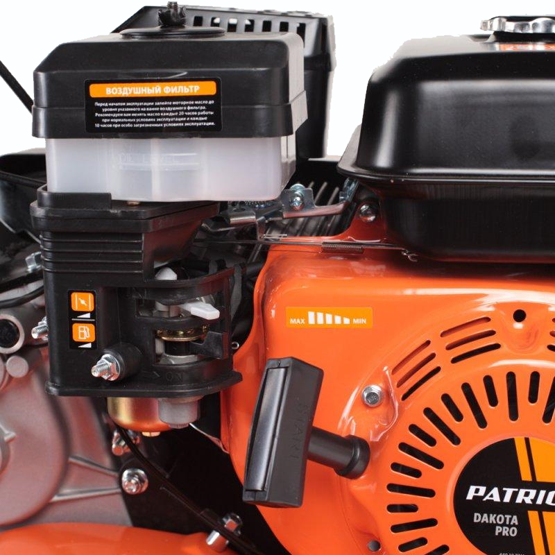 Бензиновый мотоблок PATRIOT DAKOTA Pro T 7,5/750 2FB PG, 7 л.с., 4 вперед / 2 назад, редуктор цепной в Иваново