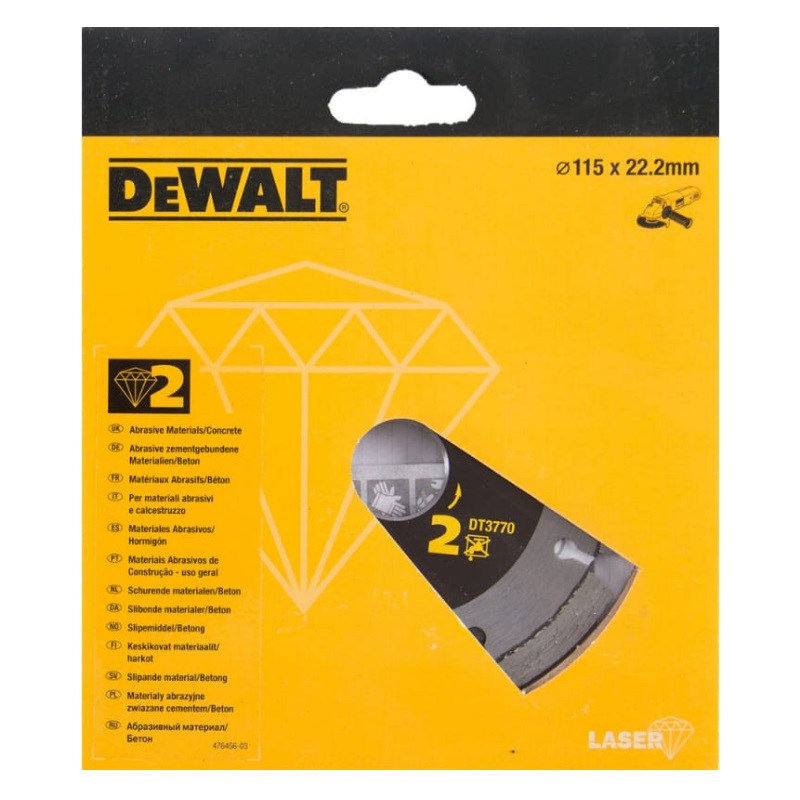Алмазный диск по бетону DeWalt DT3770 (115x22,2 мм) во Владимире