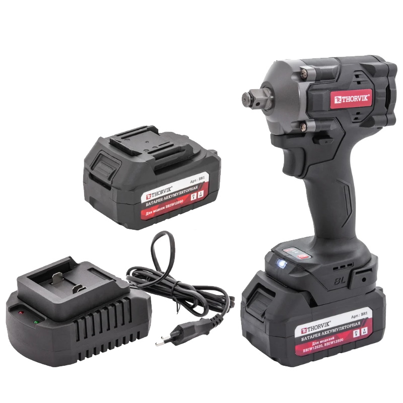 Гайковерт ударный аккумуляторный бесщёточный Thorvik BBIW12620 053797, 1/2"DR, 21 В, 620 Нм в Иваново