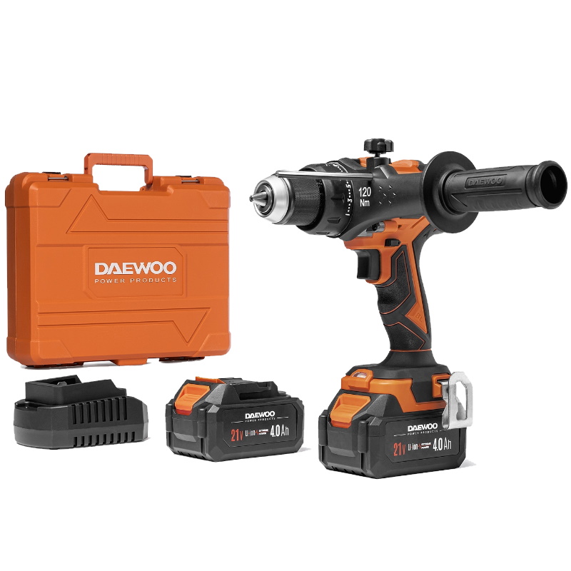 Дрель-шуруповерт ударная аккумуляторная Daewoo DAA 6521Li SET в Череповце