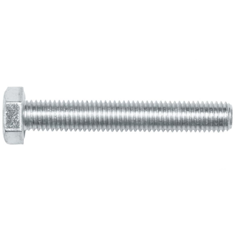 Болт Starfix SMZ1-12478-25, М5х25 мм, шестигранный, цинк, класс прочности 5.8, DIN 933, 25 шт. в зип-локе в Кинешме