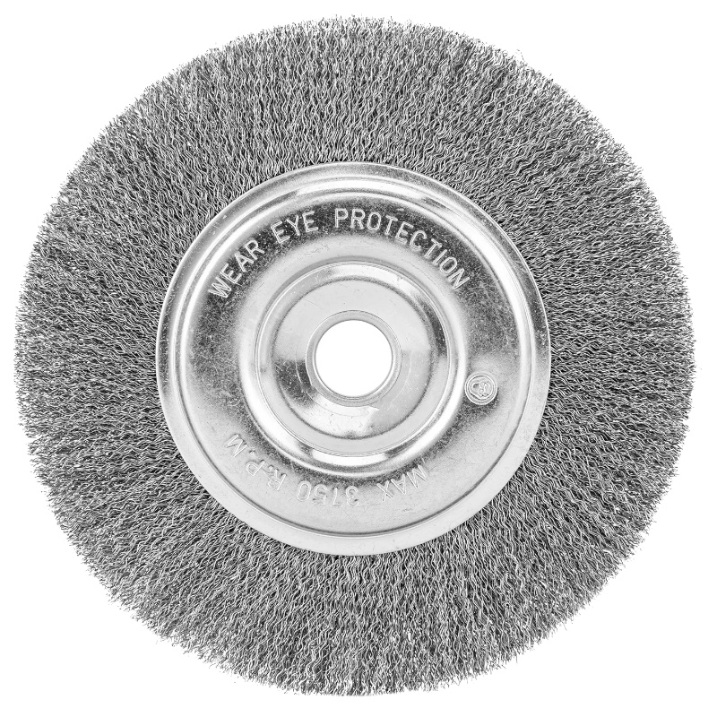 Щетка для УШМ Сибртех 746687 200 мм посадка 222 мм плоская витая проволока 527₽