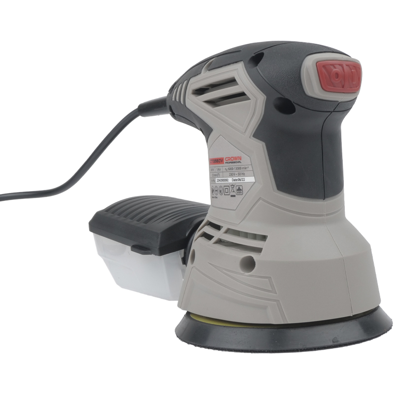 Шлифмашина эксцентриковая Crown CT13560V (мощность 300 Вт, круг 125 мм, амплитуда колебаний 2 мм) в Туле