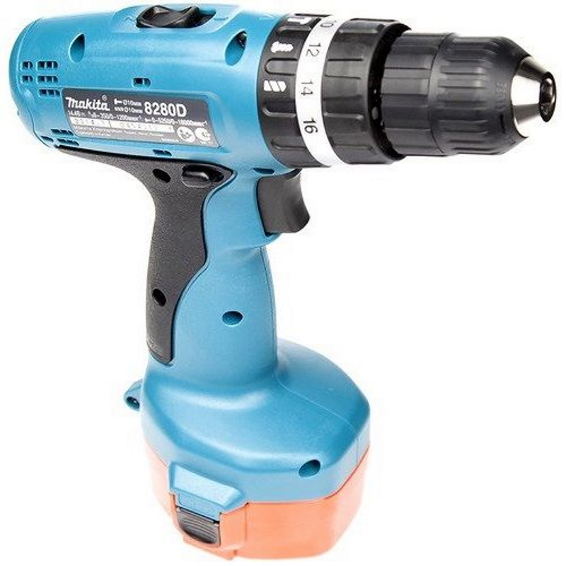 Аккумуляторная ударная дрель-шуруповерт Makita 8280DWPLE