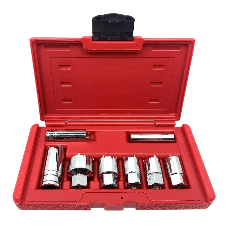 Набор головок корончатых для антенн Kingtool KA-8201, 8 шт.