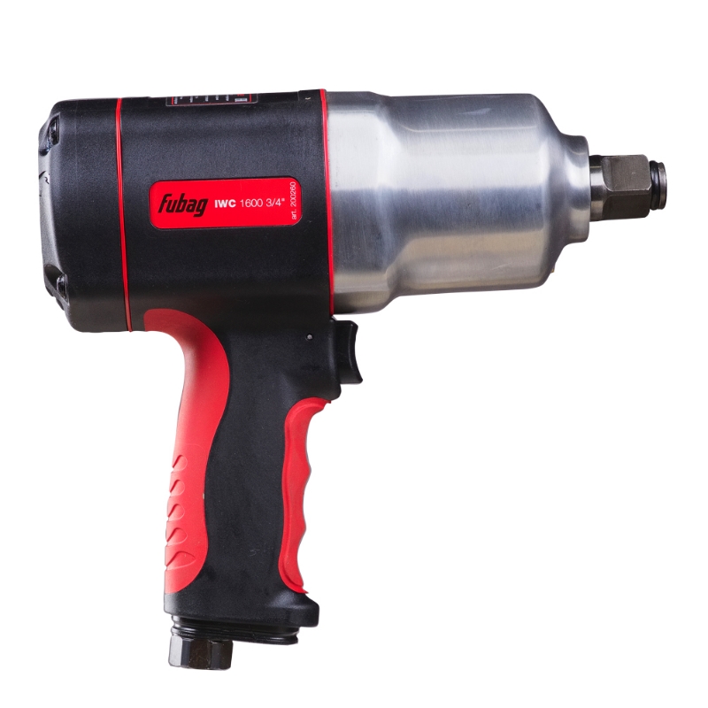 Пневмогайковерт ударный Fubag IWC 1600 200260 34 1600 Нм 62 бар композитный корпус
