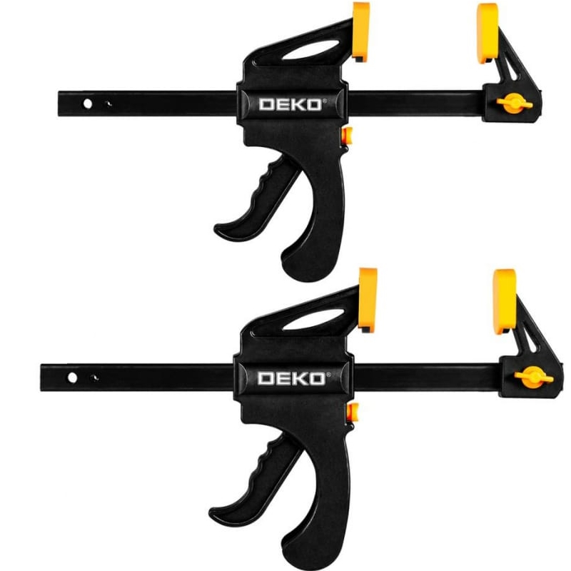 Струбцина быстрозажимная Deko CL200-2 065-0614, 200 мм 2 шт в Угличе