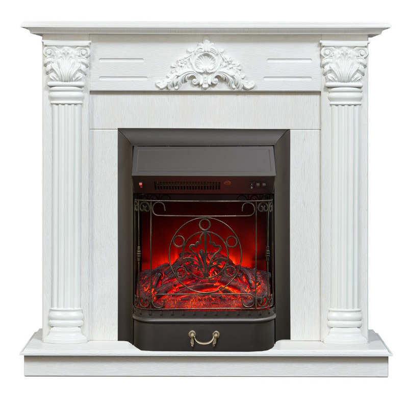 Каминокомплект RealFlame STEFANIA STD/EUG WT + MAJESTIC LUX BL 10017170