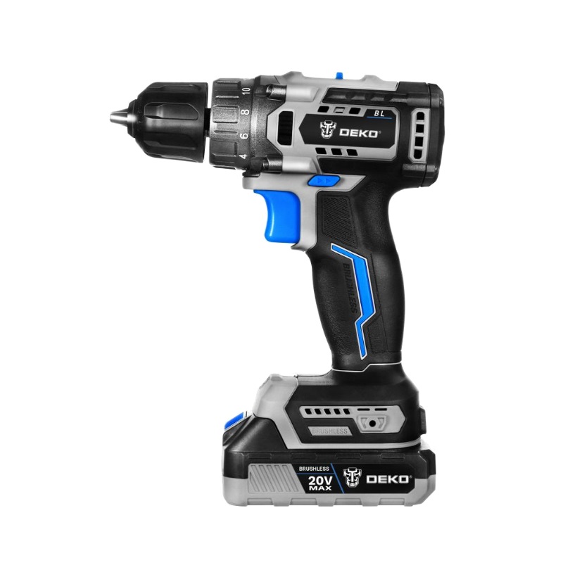 Дрель-шуруповерт аккумуляторная бесщеточная Deko Sharker 20V 063-4037 в Угличе