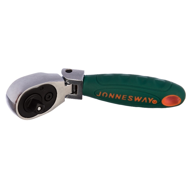 Трещотка укороченная с шарниром Jonnesway R4202 (36 зубцов, 1/4"DR, 125 мм)