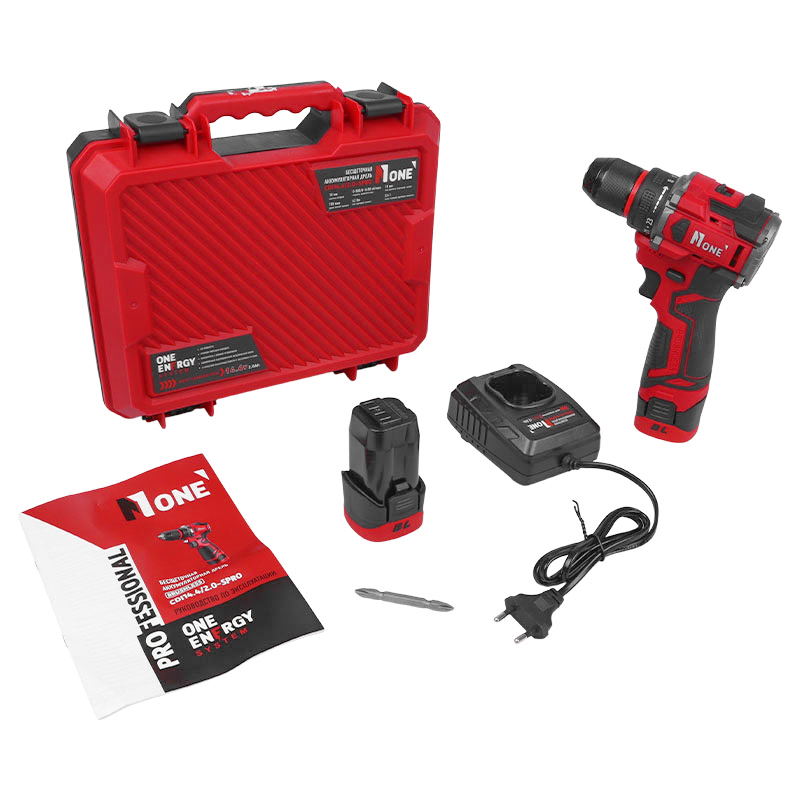 Дрель аккумуляторная №1 CDI 14,4/2,0-SPRO, б/щет. (14,4V/2,0A*h, 42H*m, 10 мм метал. патрон, 500-1650 об./мин., кейс) во Владимире