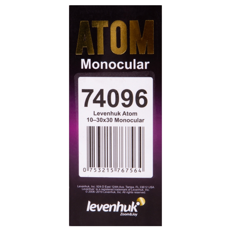 Монокуляр Levenhuk Atom 74096, 10–30х30 в Иваново