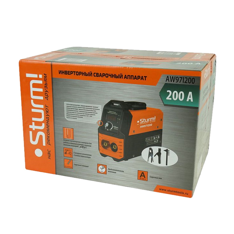 Сварочный инвертор Sturm! AW97I200 (200А, ПВ 60%, 170-250В)