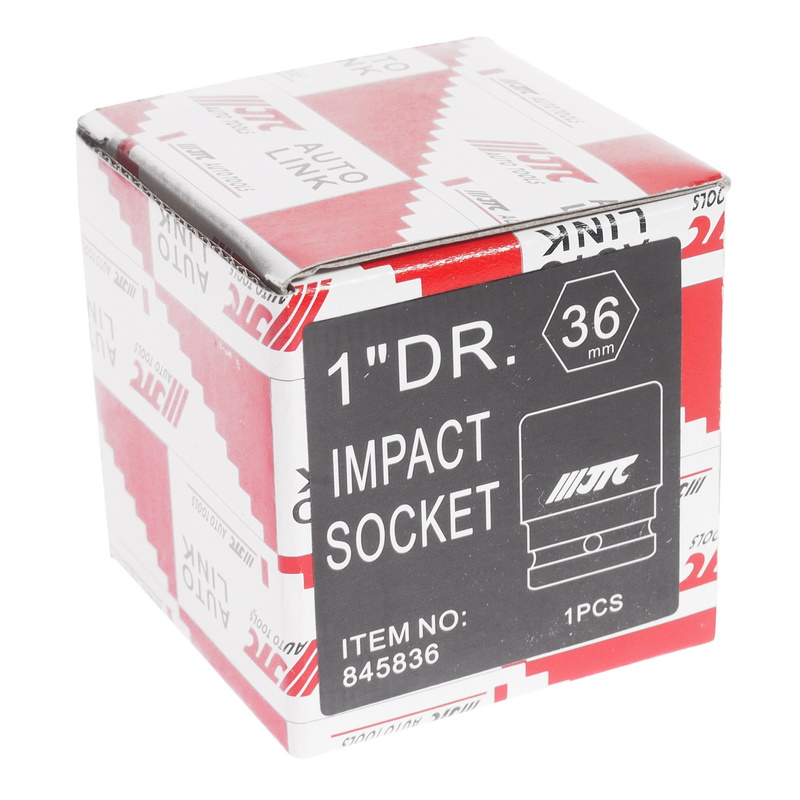 Головка торцевая 6-гранная JTC JTC-845836, ударная, 1" х 36 мм, длина 62 мм   в Муроме