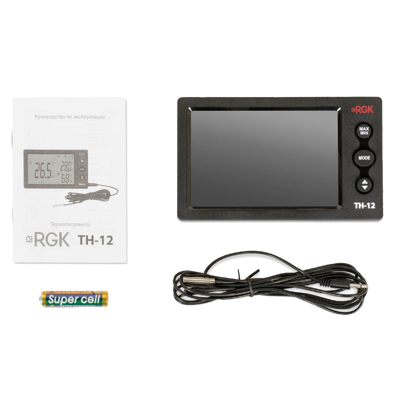 Термогигрометр RGK TH-12, 776462 в Ярославле