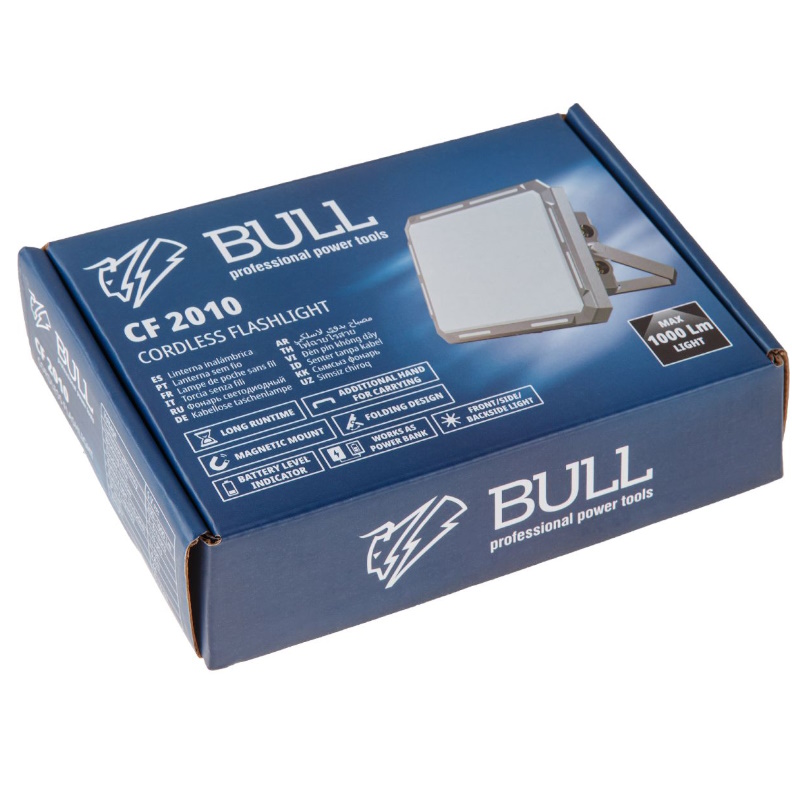 Фонарь светодиодный Bull CF 2010 1323703, в коробке, 200-1000 Лм, 10+ режимов, магнит в Александрове