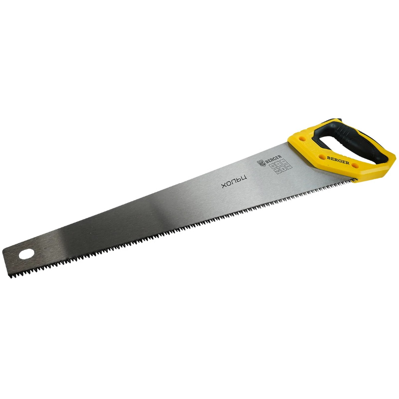 Ножовка по дереву Berger ХОЛЬЦ BG1843 500 мм 3D заточка 7TPI 1323₽