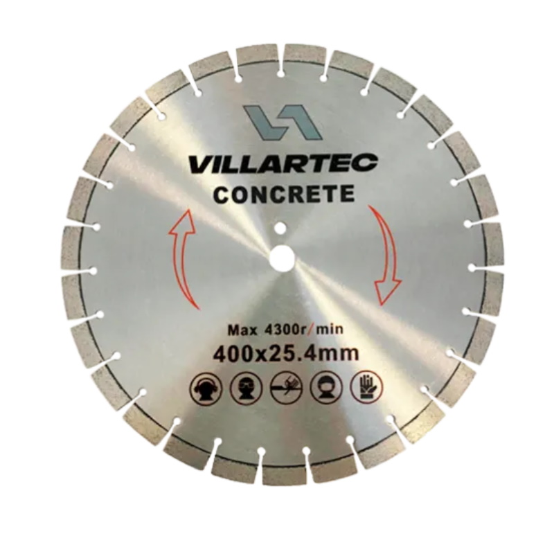 Алмазный отрезной круг Villartec 257405000001, D 400 мм, 16", бетон в Череповце