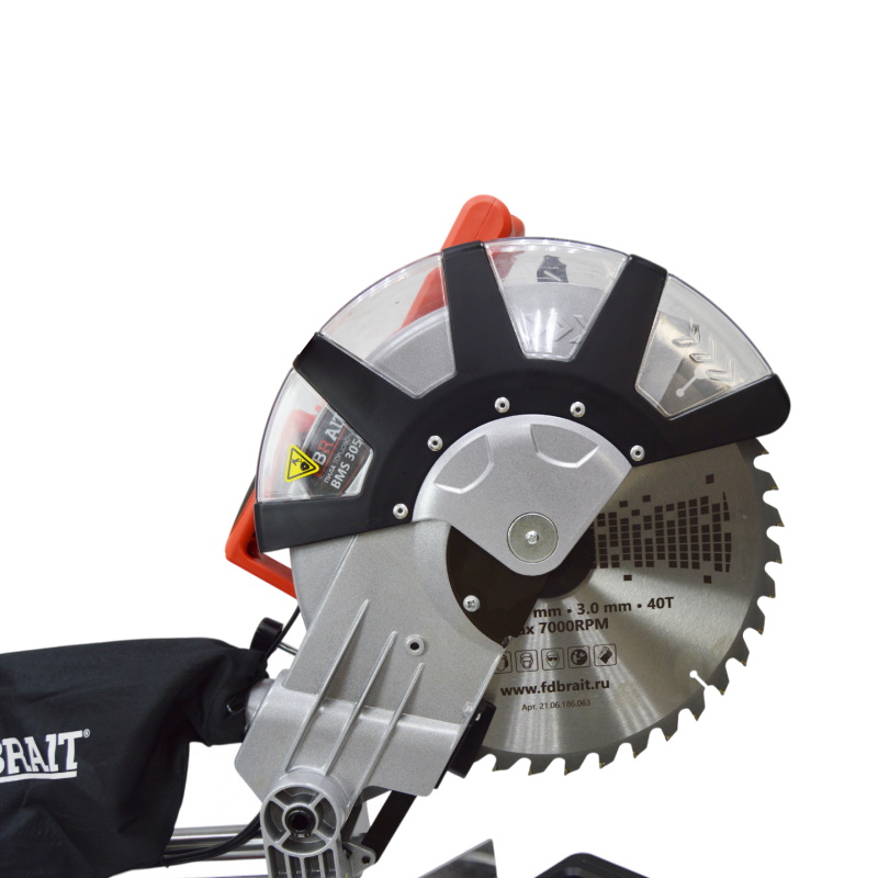 Пила торцовочная Brait BMS 305LT 21.01.298.063, 2300 Вт, 220В/50Гц, двигатель однофазный в Рыбинске
