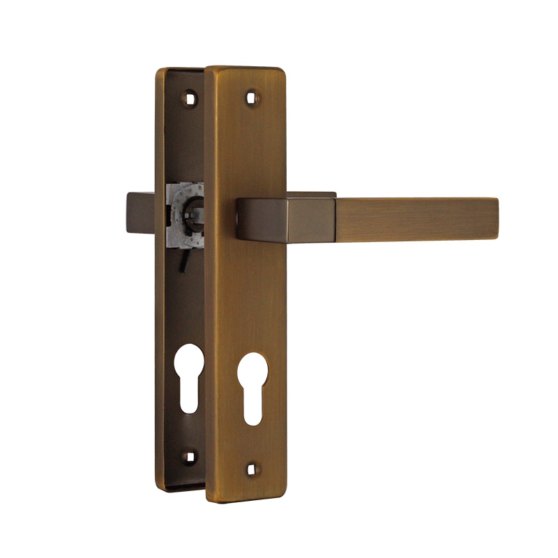 Ручка дверная на планке Нора-М 16274, 109-70 мм, Матовый кофе в Угличе