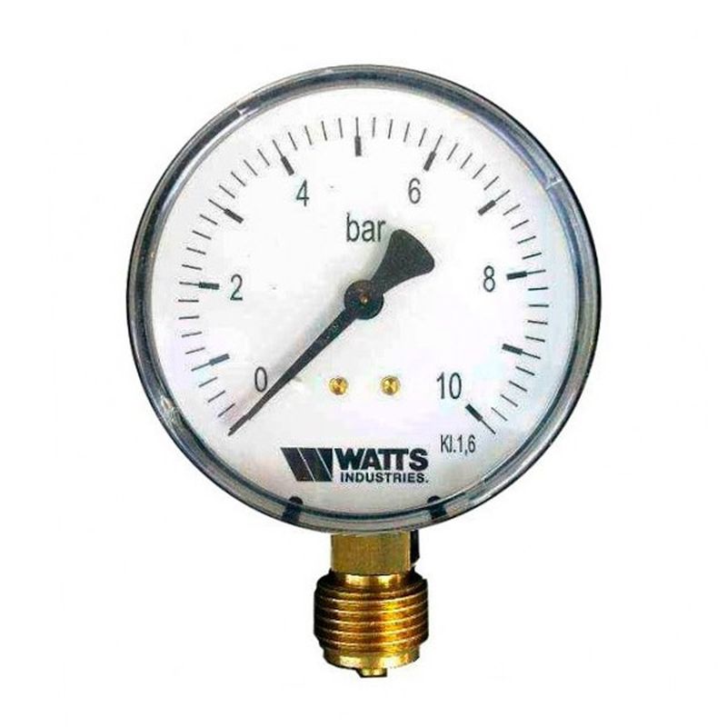 Манометр Watts MDR 80/10 0-10bar RAD G1/2 в Кинешме
