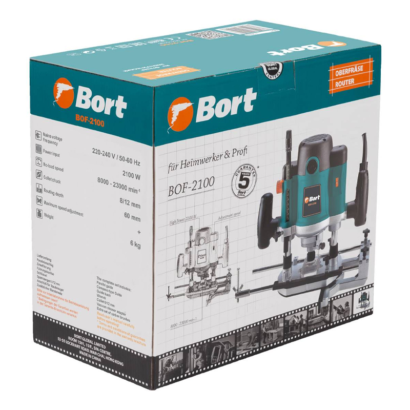 Фрезер электрический Bort BOF-2100 93410198 в Кинешме