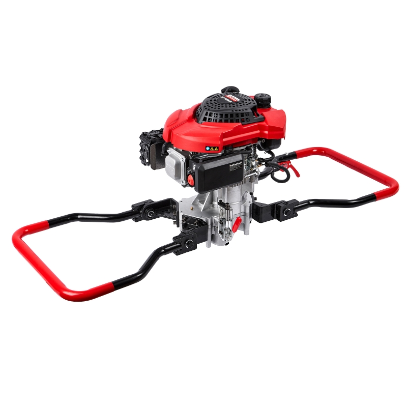 Мотобур бензиновый Elitech EA 200HR 210594, 4-такт, 196 см3, 3.7 кВт/5.0 л.с.,3800 об/мин в Переславле