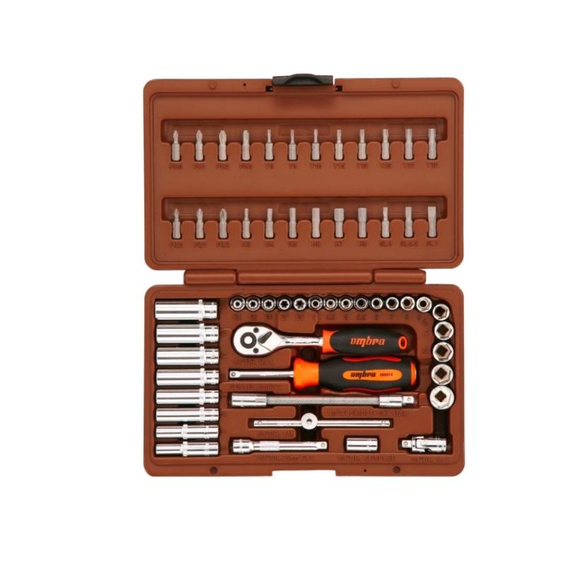 Набор инструментов универсальный Ombra OMT57S, 1/4"DR, 57 предметов в Туле