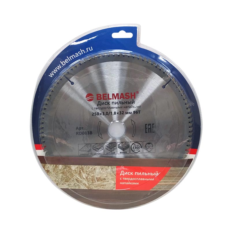 Диск пильный Belmash 250х3,0/1,8х32ММ 96Т