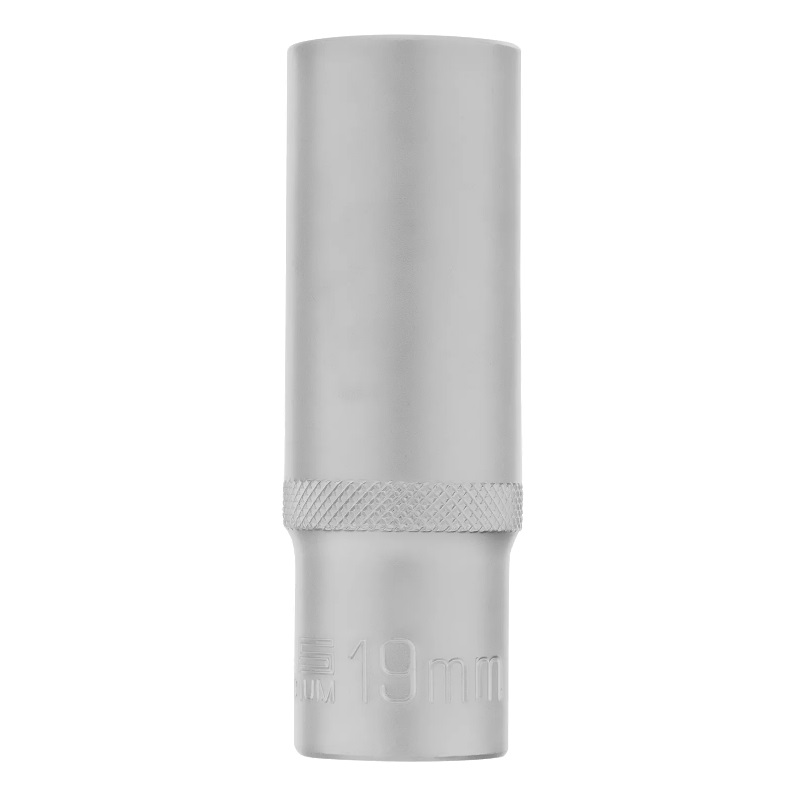 Головка торцевая удлиненная Stels 13850, 19 мм, 6-гранная, CrV, под квадрат 1/2"