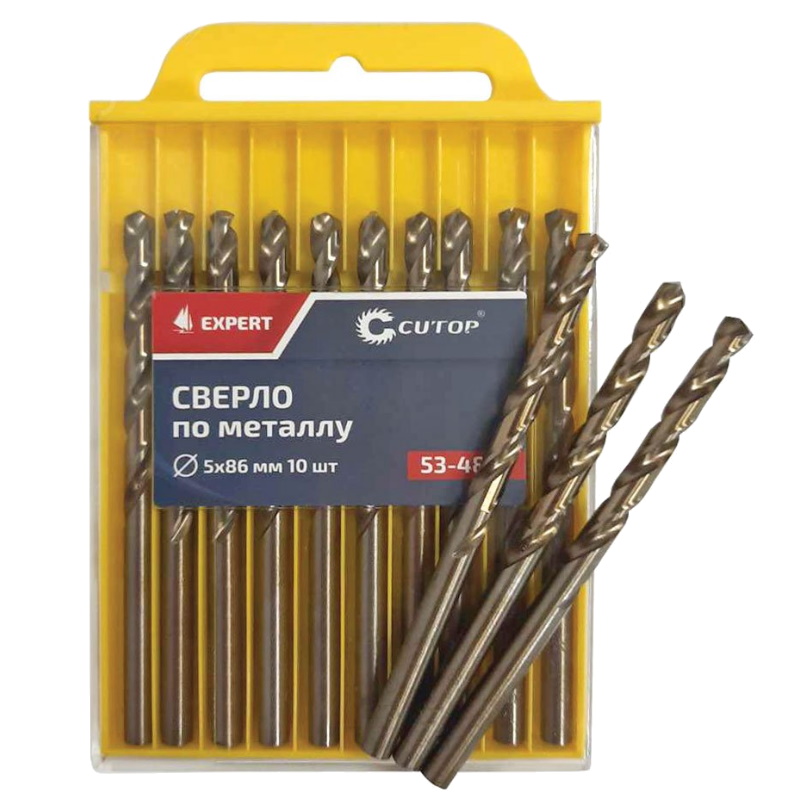 Сверло по металлу Cutop EXPERT 53-483, 5х86 мм, 10 штук  в Муроме