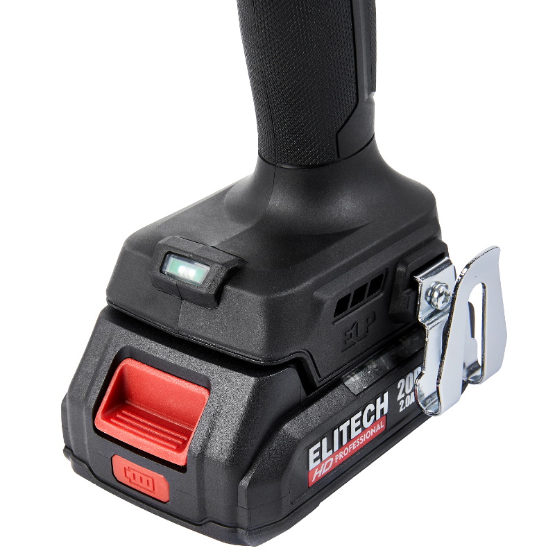 Дрель аккумуляторная Elitech HD CD 20SL2 (E2201.040.01) 205717, бесщеточный, 20В, 2х2.0Ач, ELP, БЗП-13 мм в Коврове