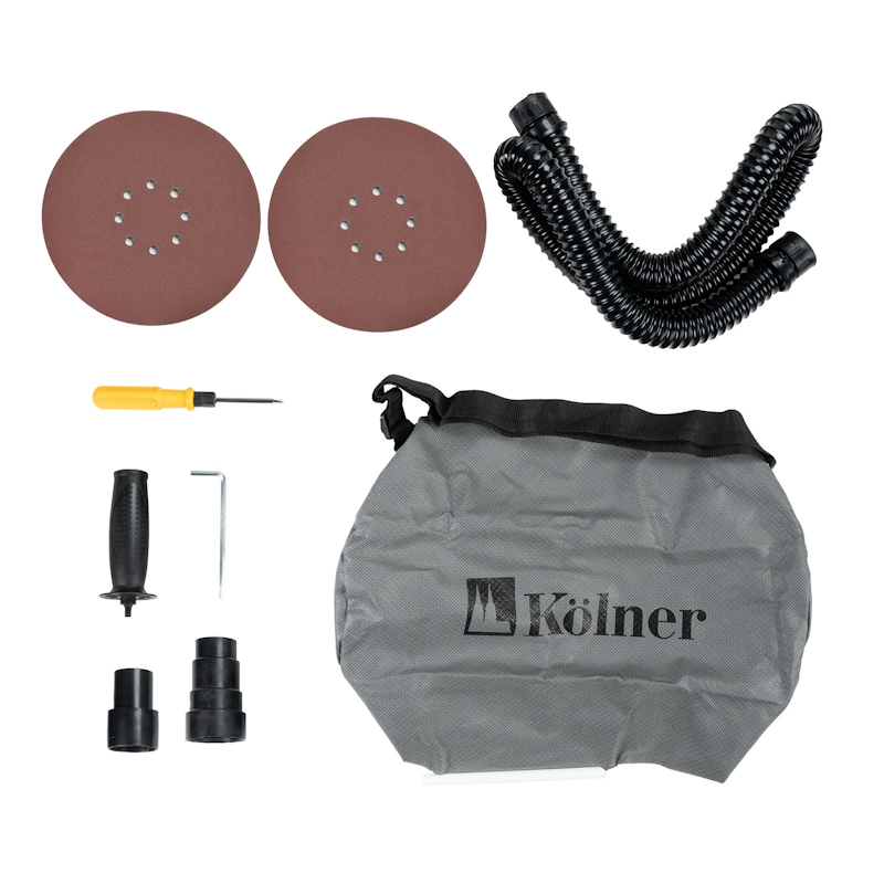Машина шлифовальная для стен и потолков Kolner KWS 900-225L 4610264004025, 225мм, 900Вт (12 полотен, мешок 20л, оснатска) в Вологде