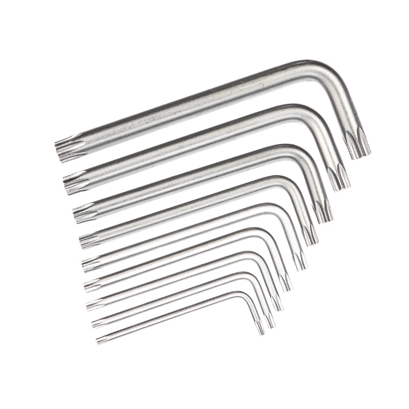 Набор ключей Jonnesway Torx H07M09S (звездочка, г-образные, размер т10-т50, вес 0.3 кг) в Туле