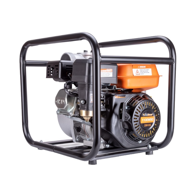 Мотопомпа бензиновая FoxWeld 1100W80 7251 в Ярославле