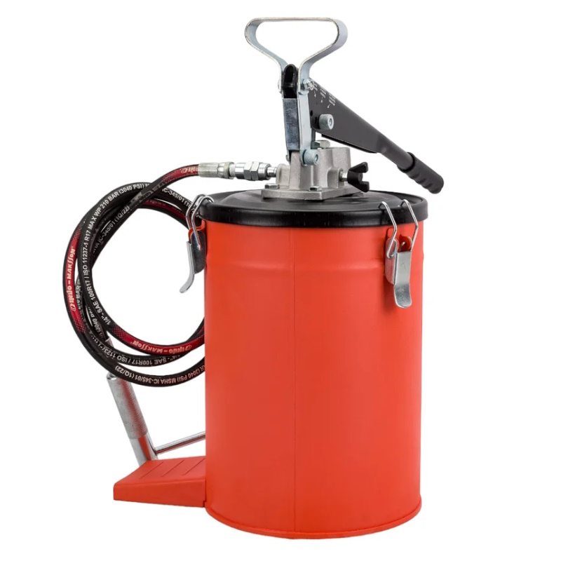 Ручной солидолонагнетатель Petropump PP210023, с емкостью 10 кг, 275 бар