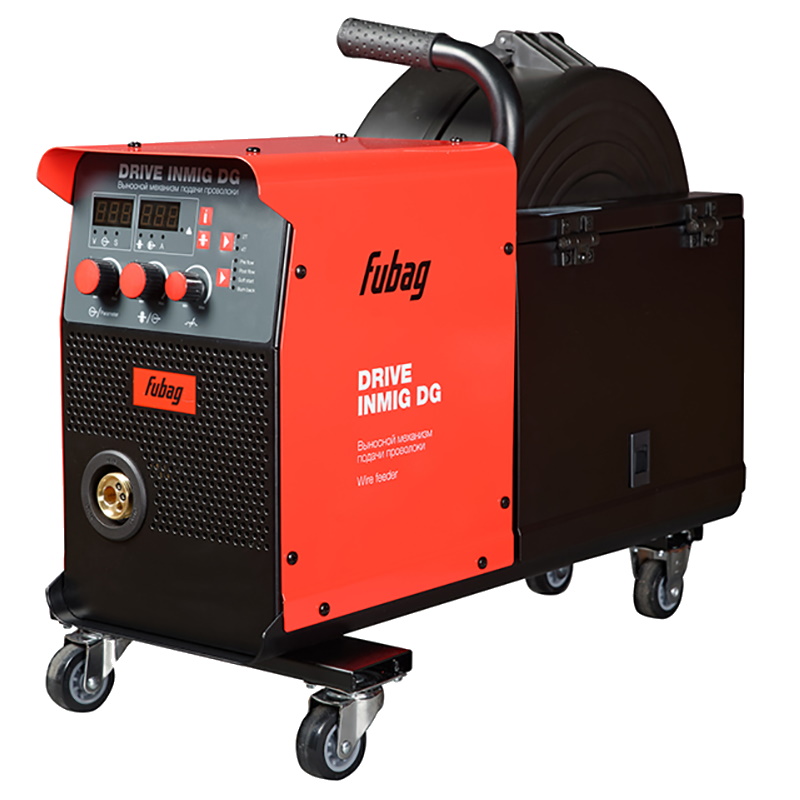 Cварочный полуавтомат инвертор Fubag INMIG 400T DG 31440 + Подающий механизм Fubag DRIVE INMIG DG 41125 + Шланг-пакет 5 метров 35 мм2 6 pol с воздушным охлаждением 31442 + Горелка Fubag FB 400 3 м в Туле