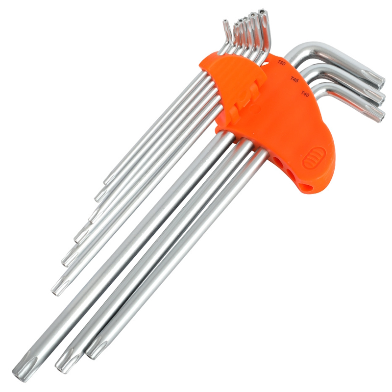 Набор ключей Patriot SKТ-9EL 350002005, TORX, экстра длинные, T10-T50, CRV, 9 шт