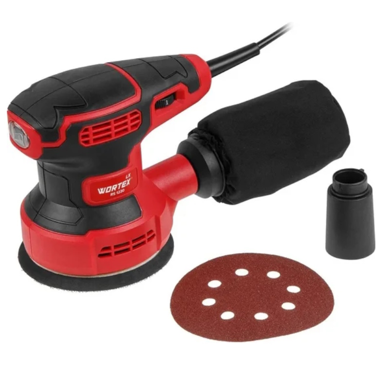 Эксцентриковая шлифмашина Wortex LX RS 1334376, 1230 в кор. 280 Вт, 125 мм, 6000-13000 об/мин в Кинешме
