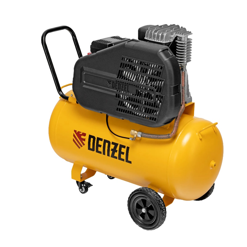 Компрессор воздушный Denzel BCI 2200/100 58116, ременной привод, 2,2 кВт, 100 литров, 420 л/мин в Угличе