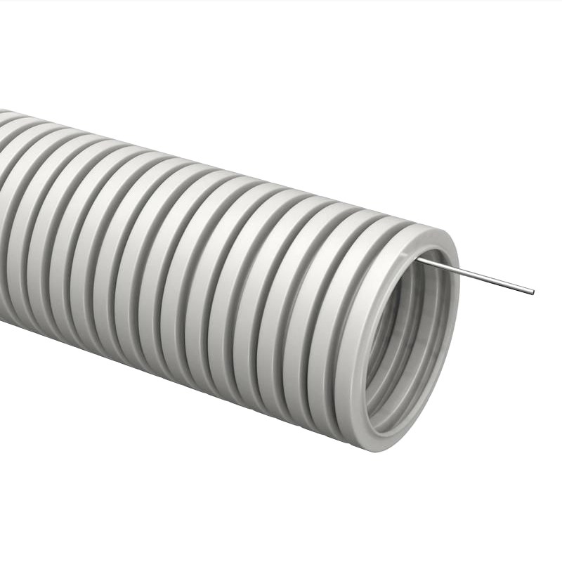 Труба гофрированная Tokov Electric 1975693, ПВХ d25мм с протяжкой сер. (уп.50м) TKE-TG/P-25-C06/50 в Ярославле