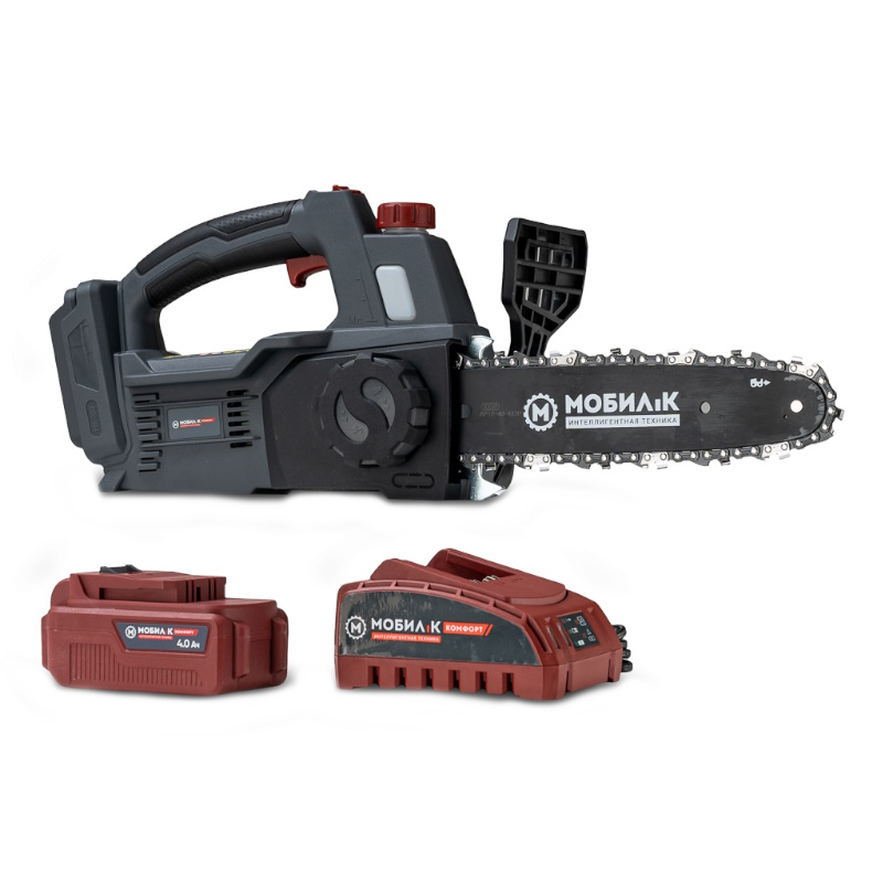 Пила аккумуляторная Мобил К XCA25 Комфорт MBK0030896, 20 Вольт, 1/4", с аккумулятором 4 Ач и зарядным устройством