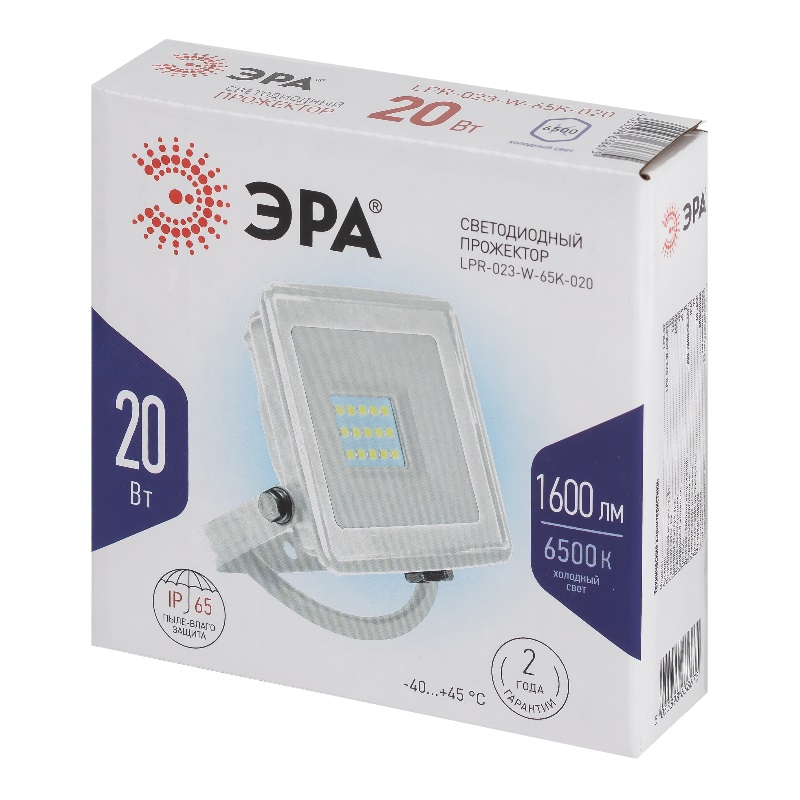 Прожектор светодиодный Эра LPR-023-W-65K-020 Б0054640 в Коврове