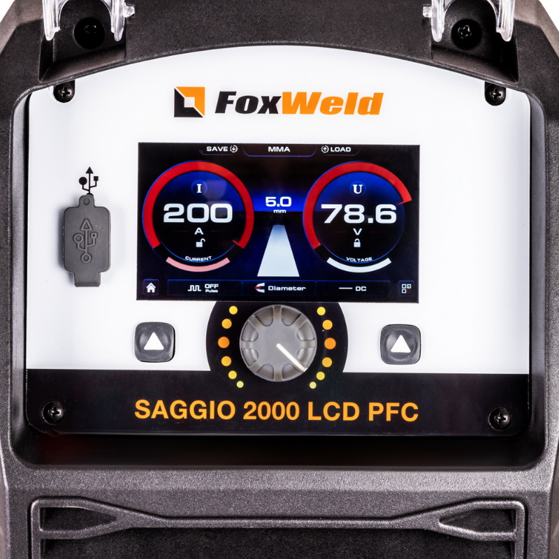 Сварочный полуавтомат FoxWeld SAGGIO 2000 LCD PFC 9312 (5 в 1) в Костроме