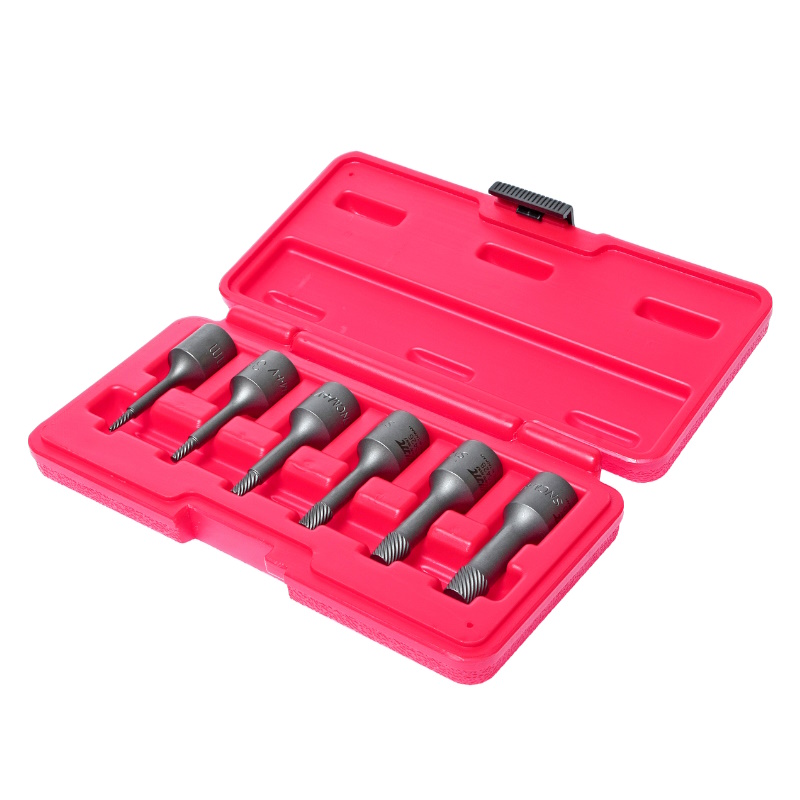 Набор экстракторов JTC JTC-1542 2-10 мм для болтов с сорванной внутренней резьбой в кейсе 6 предметов 3177₽