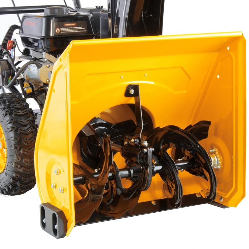 Бензиновая снегоуборочная машина SB 650 E, 6,5 л.с, LONCIN, с электростартером, фара. Denzel в Муроме