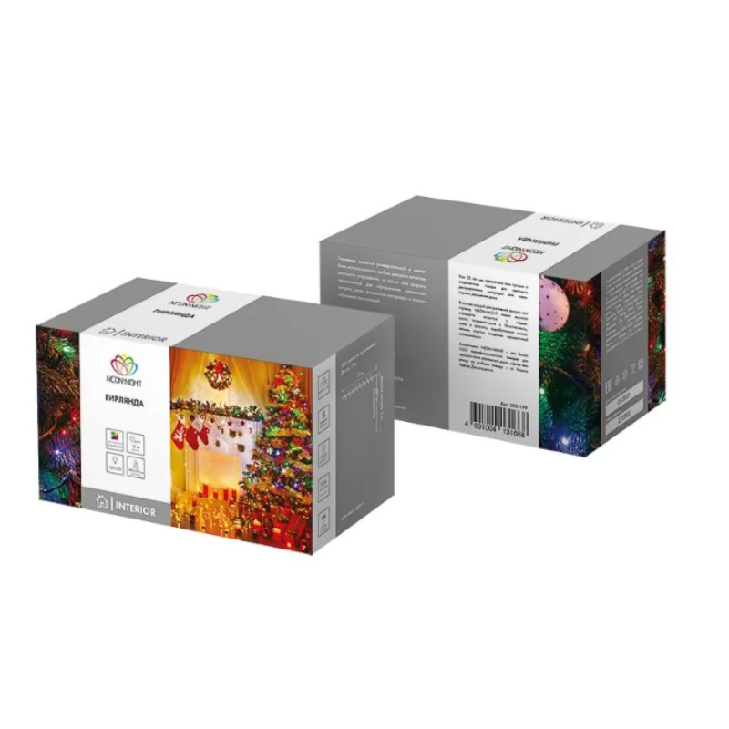 Гирлянда светодиодная Neon-Night "Твинкл Лайт" 303-199 1251119, 15м, 120LED, мульти, 6.9Вт, IP20  в Угличе
