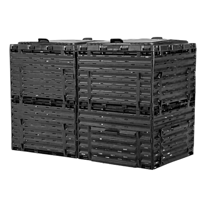 Компостер садовый пластиковый Piteco К1160 (600 л, чёрный) в Твери